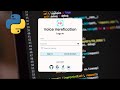 login with voice verification in python | part 1