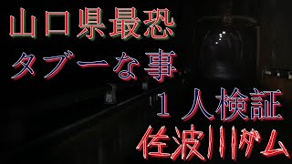 山口県最恐に君臨し続ける【佐波川ダムのトンネル】で１人タブー検証！検証中にまさかの遭遇・・・