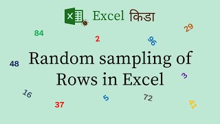 Random Sampling of Rows in Excel