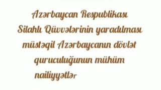 26 iyun Azərbaycan Respublikasının Silahlı Qüvvələr günü