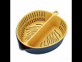 #viral #trending #multifunctionvegetabledrainbasket #kitchengadget