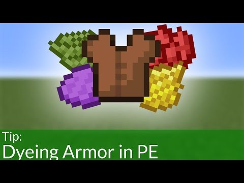 How To Dye Armor in Minecraft Pocket Edition How To Dye Armor in Minecraft Pocket Edition