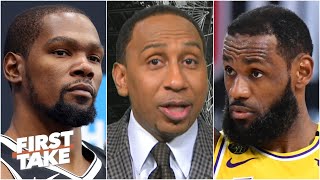 Stephen A.: ‘There is no gap between LeBron James & Kevin Durant’ | First Take