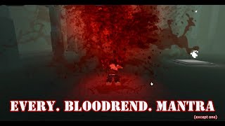 Every Bloodrend mantra showcase | Deepwoken