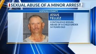 Man arrested for sexual abuse of child under 14 in Hopkins County