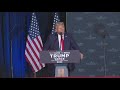 Trump speaking in Greensboro | LIVE