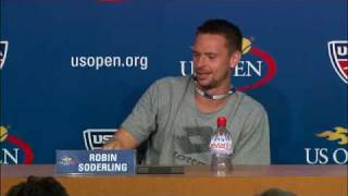 2009 US Open Press Conferences: R. Soderling (Fourth Round)