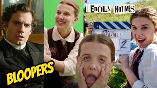 Enola Holmes Bloopers, B-Roll, & Behind the Scenes | Millie Bobby Brown and Henry Cavill Funny