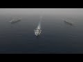 two u.s. navy carrier strike group operations in the mediterranean