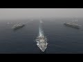 Two U.S. Navy Carrier Strike Group Operations in the Mediterranean