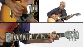 Larry Carlton Guitar Lesson - #10 Imitating Bass Lines - 335 Motifs