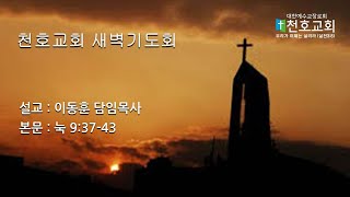 [천호교회] 금요일 새벽예배 - 이동훈 담임목사 (2021.1.29 금요일 새벽)