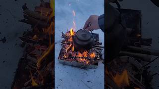 Solo Winter Camping in a Hammock