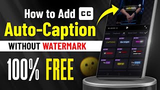 No Watermark Auto Captions Generator (100% Free)