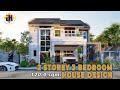 HOUSE DESIGN 2 Storey 3 Bedroom  | 120 sqm | Exterior & Interior Animation