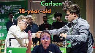 18-year-old super talent stuns Magnus Carlsen | World Rapid 2024