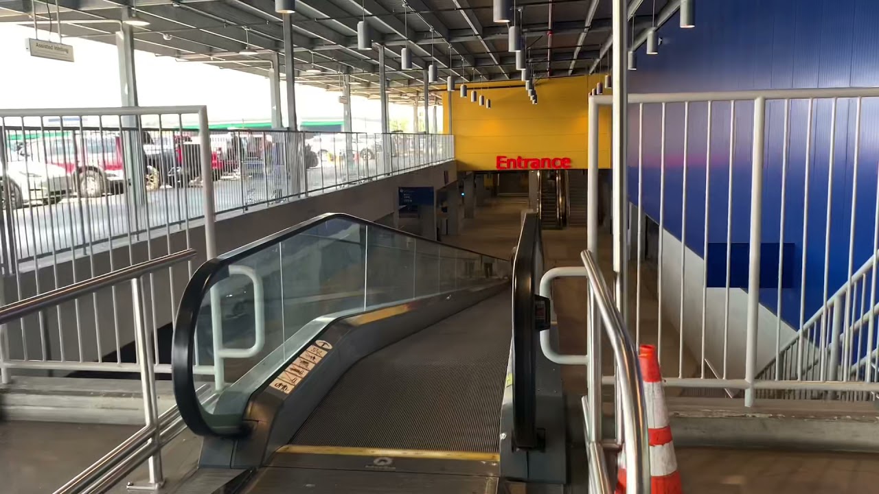 Downward Flat Escalator At Ikea Burbank California Youtube