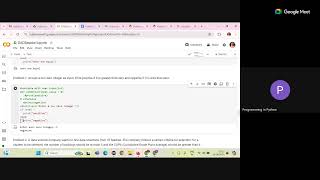 Python DAD - Live Session : 1