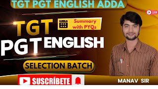 TGT PGT english classes up/mp/tre|a midsummer night's dream |Latest syllabus | PYQs |english classes