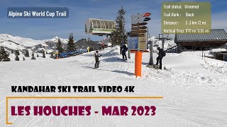 Les Houches Chamonix Kandahar Ski Trail Video - Best top to bottom trail in Les Houches!