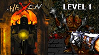 Hexen - first portal in 4 min - 1995