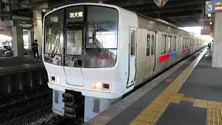 JR鹿児島本線811系 久留米駅発車 JR Kyushu Kagoshima Main Line 811 series EMU