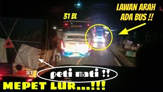 DENGKUL AUTO GEMETER 🥵😱‼️KONVOI SERU BUS SUMBER ALAM 30 AL DAN 31 BL ‼️ SAMA SAMA MAU PALING DEPAN