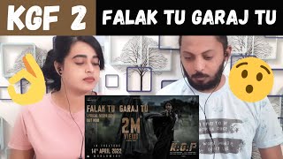 Falak Tu Garaj Tu (Hindi) Reaction | KGF Chapter 2 | Yash | Prashanth | Ravi B | Dplanet Reacts