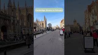 Some of the many pretty streets in Cambridge 🥰#cambridge