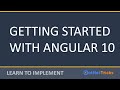 Getting Started with Angular 10