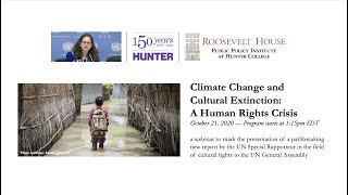 Climate Change and Cultural Extinction: A Human Rights Crisis
