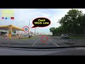 how to turn right at roundabouts mushroom roundabout rotherham herringthorpe valley road 4k