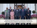 President Cyril Ramaphosa hosting a working dinner with leaders of political parties to GNU