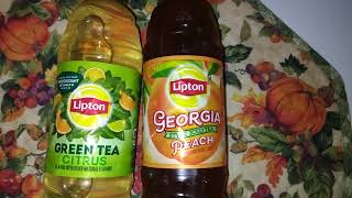 #shorts  Lipton Green Tea 🍵 Lipton Georgia Peach Tea 🍵