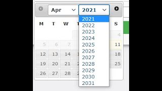How to show Year Dropdown jQuery UI Datepicker | jQuery
