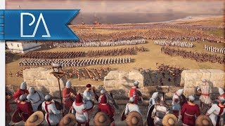 SIEGE OF TROY - Beach Landing & Wall Battle - Total War: ROME 2