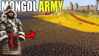 3 Million New MONGOLIANS Siege CRUSADER CASTLE! - New UEBS 2 Update