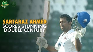 Sarfaraz Ahmed Scores Stunning Double Century | Lahore Whites vs Karachi Whites | #QeAT 2023-24