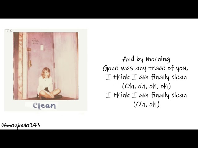 Taylor Swift Clean Taylor S Version Chords Lyrics