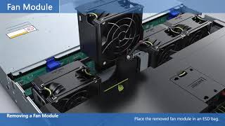 Removing a Fan Module - FusionServer Pro 2288H V5