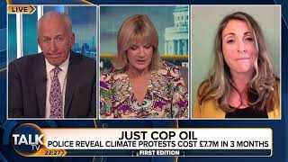 Chloe Naldrett talks with Penny Smith | TalkTV | 25 July 2023 | Just Stop Oil