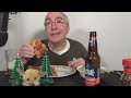 asmr eating domino s pepperoni pizza with sam adams beer night