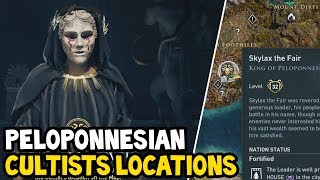 Assassin's Creed Odyssey ALL PELOPONNESIAN CULTISTS Location Walkthrough