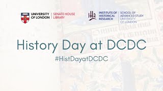 History Day at DCDC21: Connecting researchers with collections
