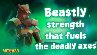 New hero - Beort, The Force of Beasts! Art of War: Legions - Journey to the Jungle