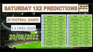 SATURDAY FOOTBALL PREDICTIONS TODAY / FIXED BETTING ODDS / SOCCER TIPS