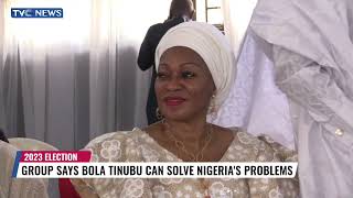 (WATCH) Group Says Tinubu Can Solve Nigeria's Problems