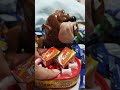 Wow mad dog got his yummy peanut candy. #shorts #asmr #best #trendy #grumpydog