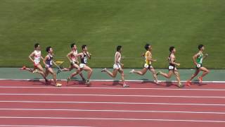 男子８００ｍ準決勝2組　舟木裕大