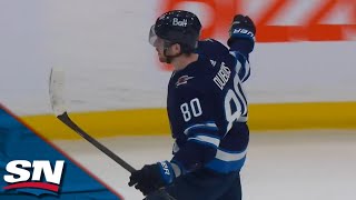 Jets' Pierre-Luc Dubois Wires It Past Canucks' Collin Delia To Score First Career Penalty Shot